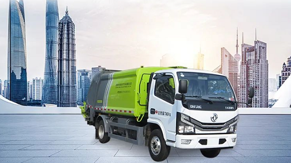 凌宇壓縮式垃圾車-固廢生活垃圾污物克星！